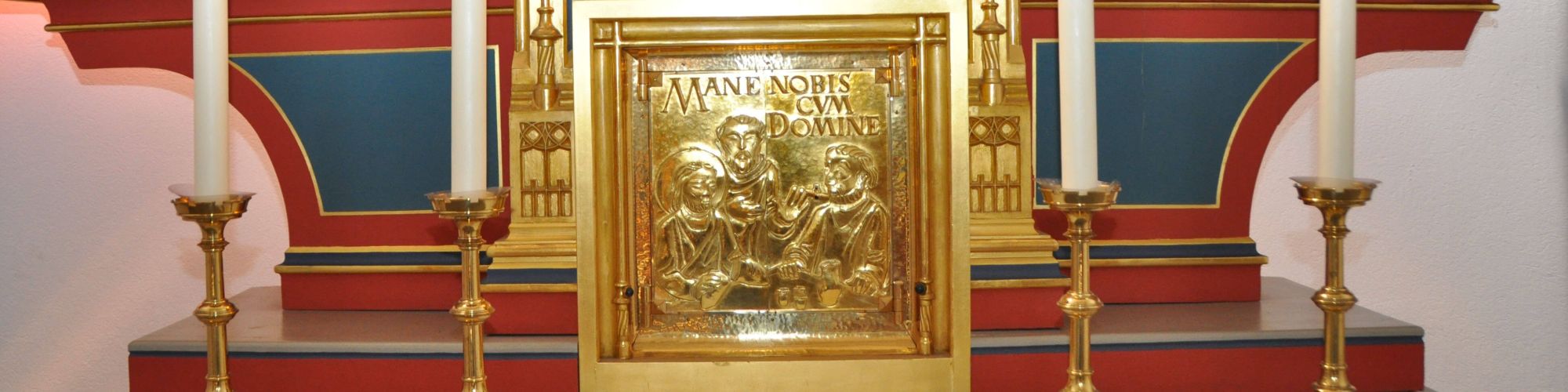 Bildausschnitt vom Hochalter mit Tabernakel